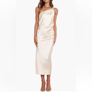 Luella One-shoulder - satin slip dress, wore once